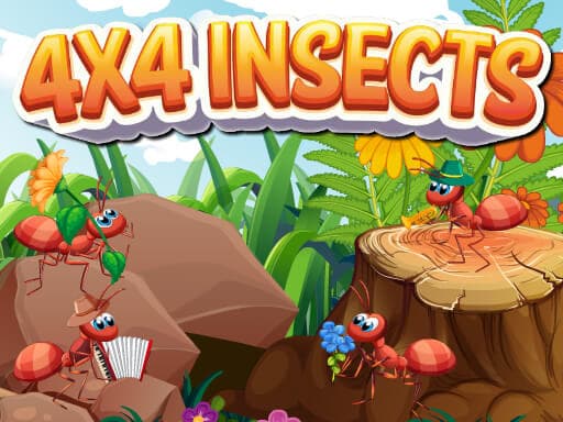 free online games - 4x4 Insects