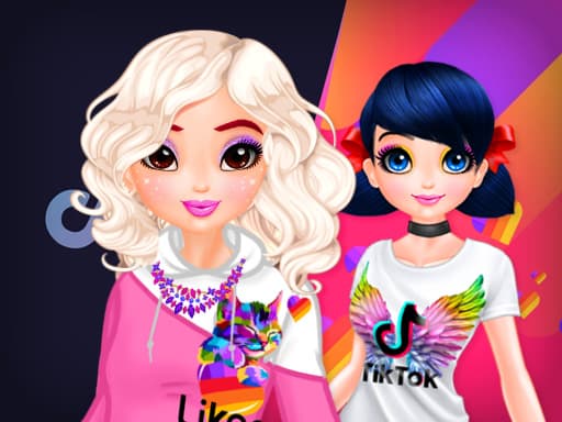 free online games - TikTok girls vs Likee girls