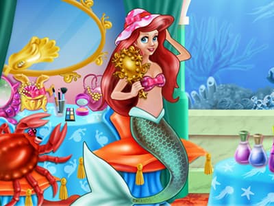 free online games - Mermaid Makeup Room