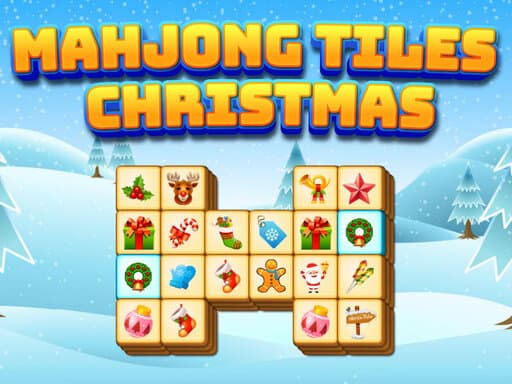 free online games - Mahjong Tiles Christmas