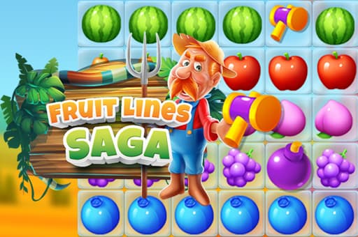free online games - Fruit Lines Saga