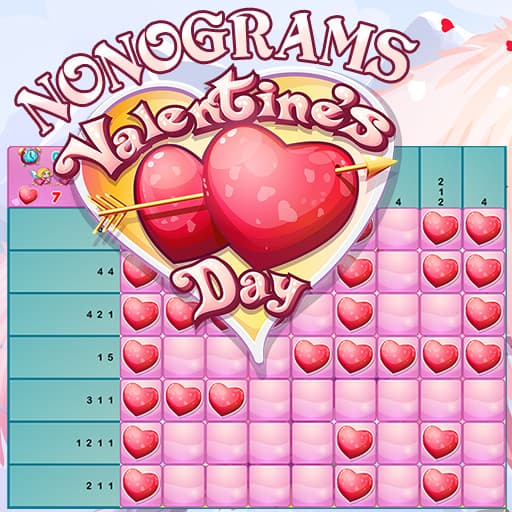 free online games - Nonograms Valentines Day