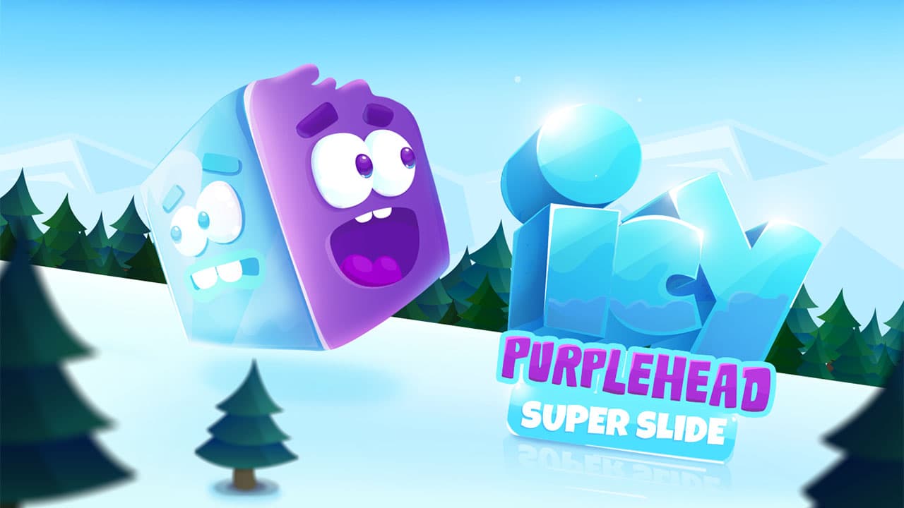 free online games - Icy Purple Head Super Slide