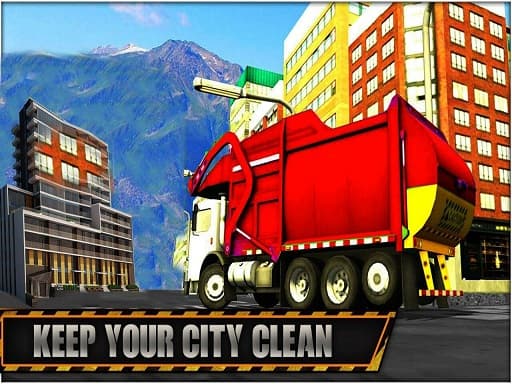 free online games - Road Garbage Dump Truck Cleaner