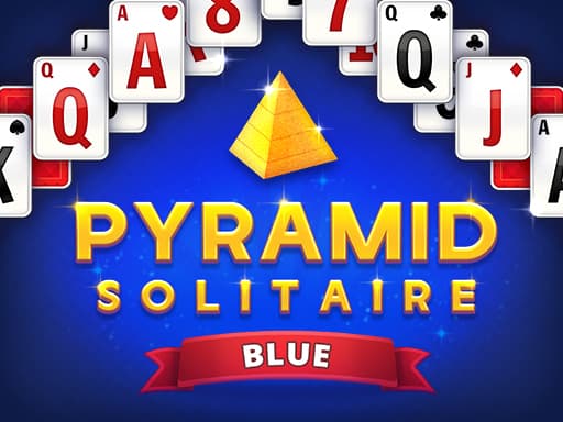 free online games - Pyramid Solitaire Blue