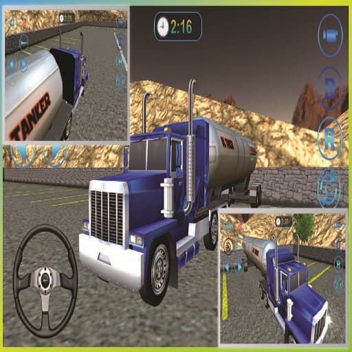 free online games - Oil Tanker Transport Driving Simulation Game