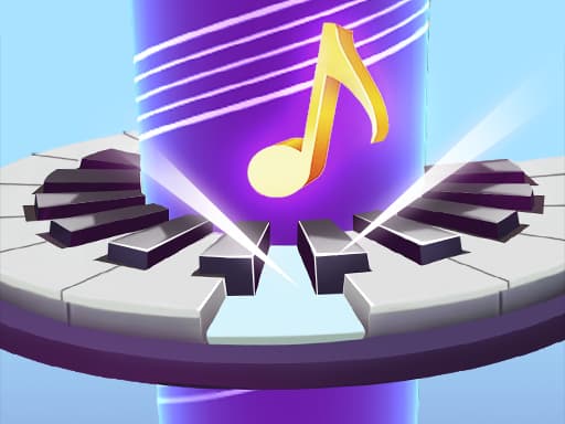 free online games - Helix Jump Piano