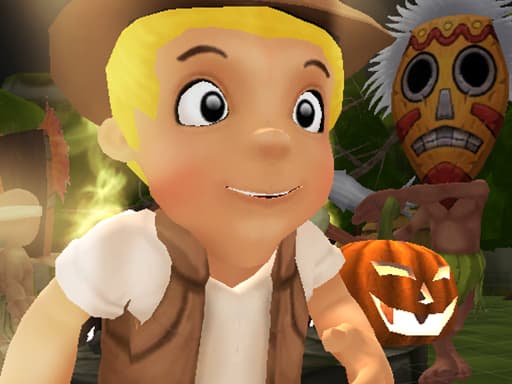 free online games - Halloween Island Running