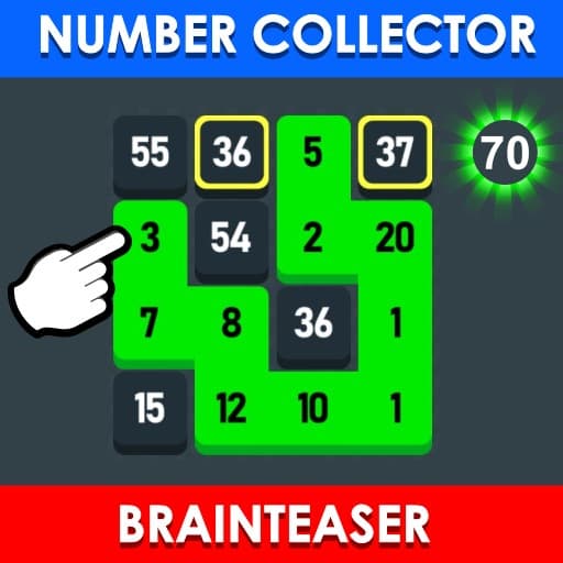 free online games - Number Collector Brainteaser