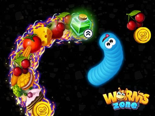 free online games - Worms Zone a Slithery Snake