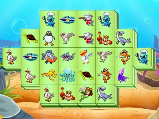 free online games - Aquatic Triple Mahjong