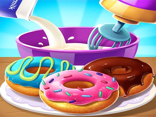 free online games - Sweet Donut Maker Bakery
