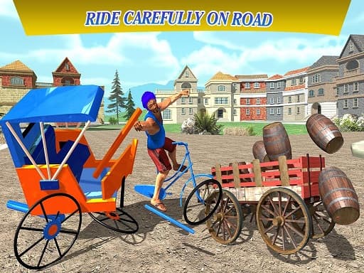 free online games - City Cycle Rickshaw Simulator 2020