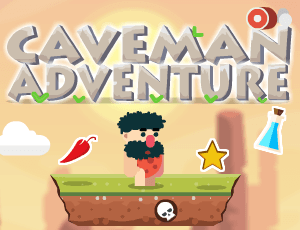 free online games - Caveman Adventure