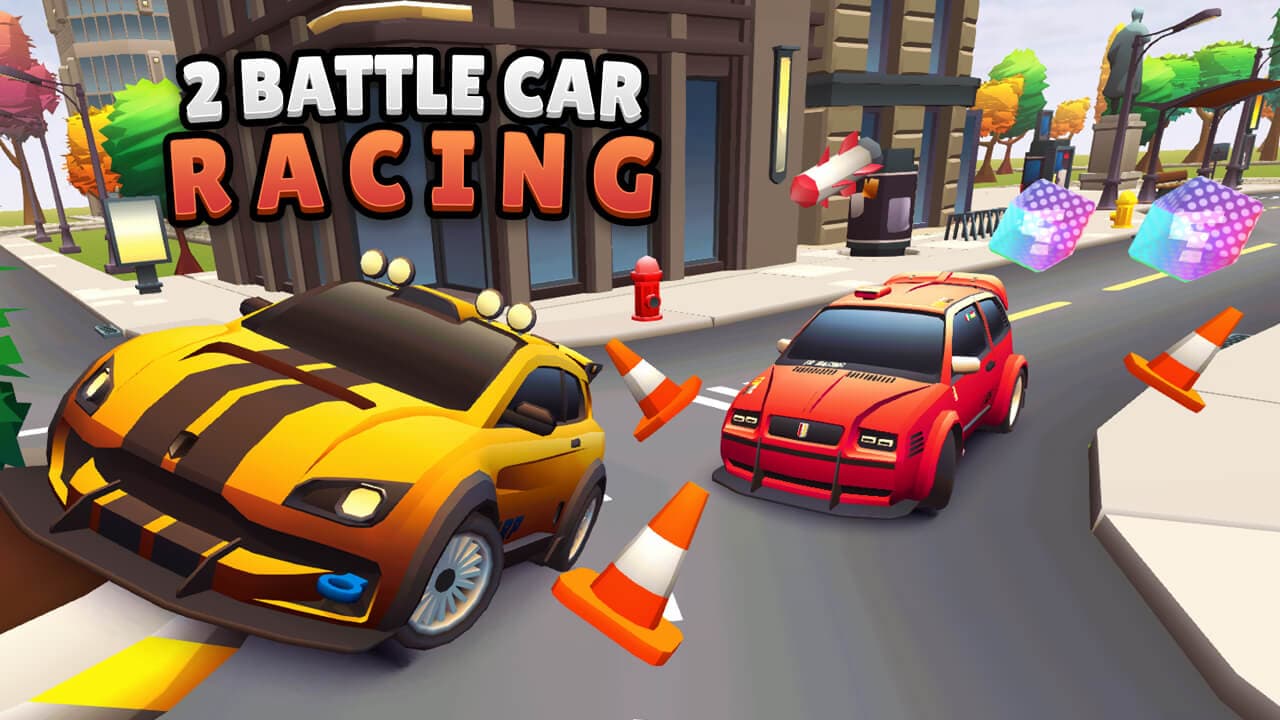 free online games - 2 Player Battle Car Racing