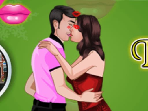free online games - Christmas Eve Kissing