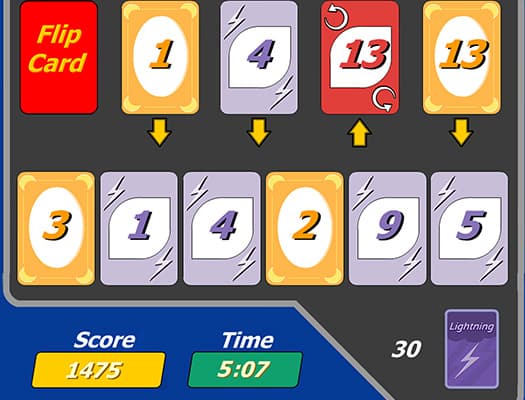 free online games - Lightning Cards