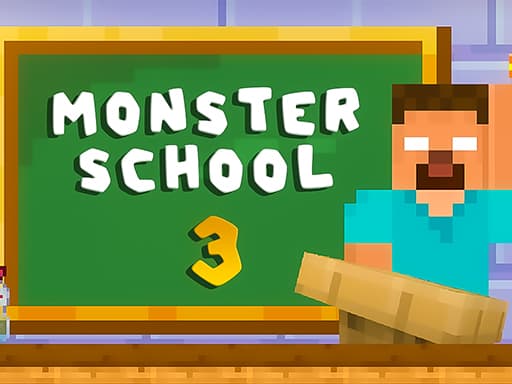free online games - Monster School Challenge 3