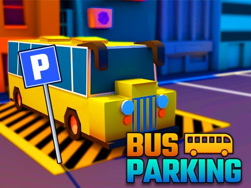free online games - Bus Parking City 3D