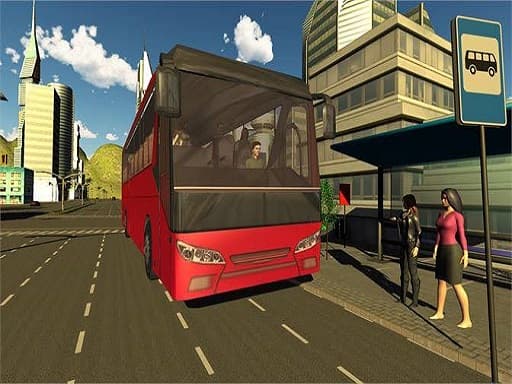 free online games - Offroad Passenger Bus Simulator  City Coach Simulator