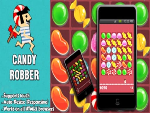 free online games - Candy Robber  Mach 3 Game for kids