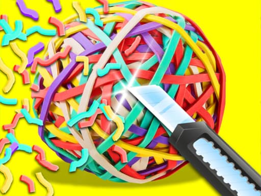 free online games - RubberBand Cutting