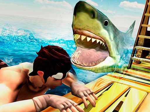 free online games - Raft Shark Hunting