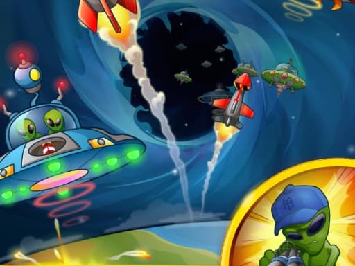 free online games - Galactic Missile Defense