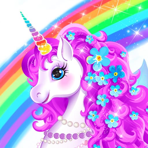 free online games - Unicorn Dress Up  Girls Games