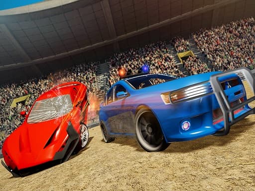 free online games - Real Car Demolition Derby Racing Game