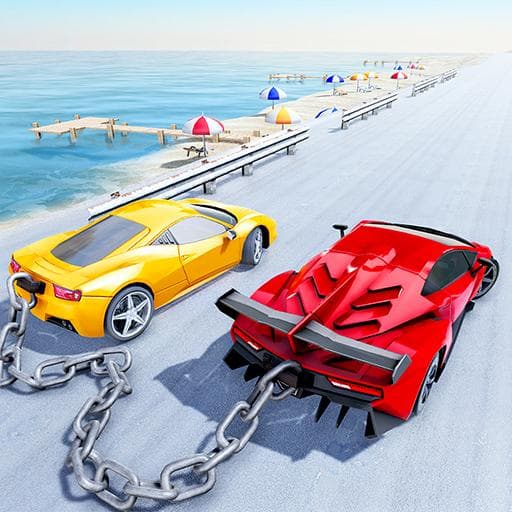 free online games - Chained Car Stunts Race Mega Ramp GT Racing