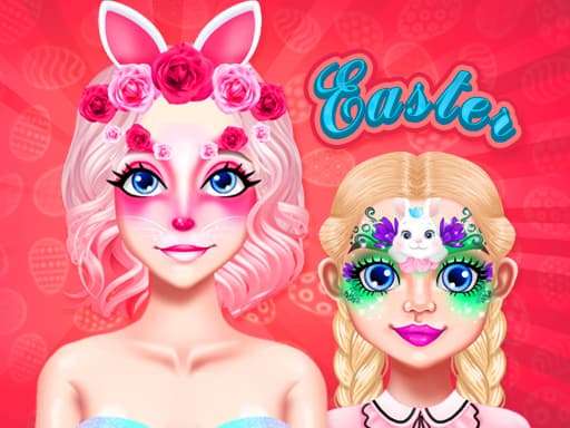 free online games - Easter Funny Makeup