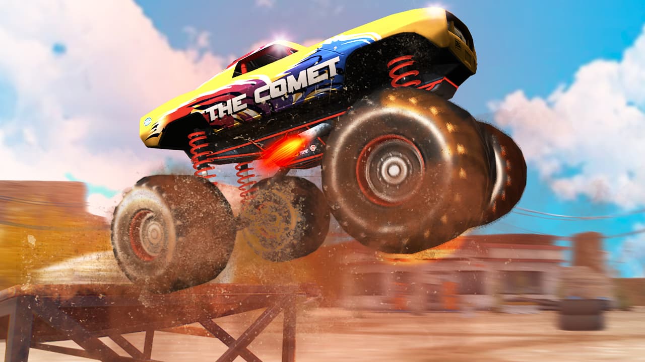 free online games - Monster Truck Stunt Racing