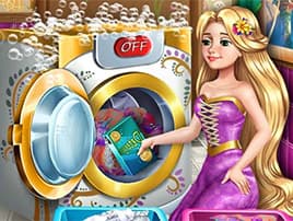 free online games - Goldie Princess Laundry Day