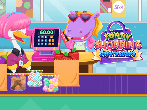 free online games - Funny Shopping Supermarket