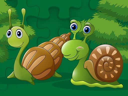 free online games - Cute Snails Jigsaw