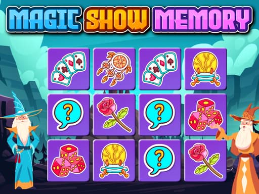free online games - Magic Show Memory