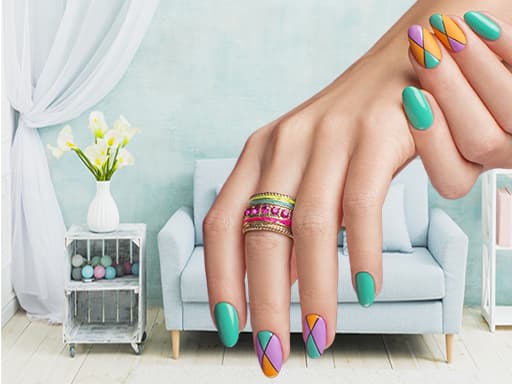 free online games - Nail Art Puzzle