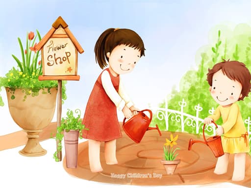 free online games - Cartoon Childrens Day Puzzle