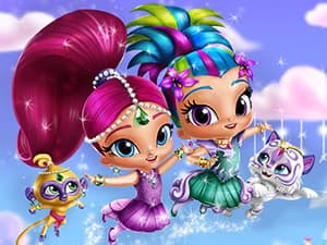 free online games - Shimmer and Shine Dressup