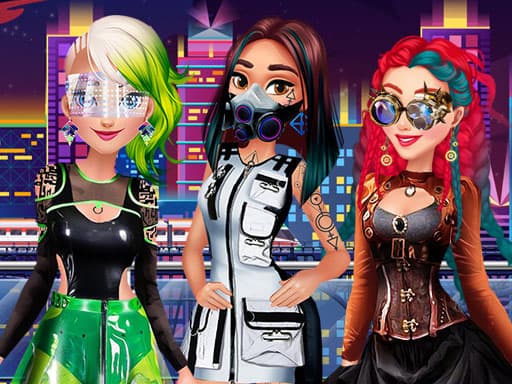 free online games - Cyberpunk City Fashion