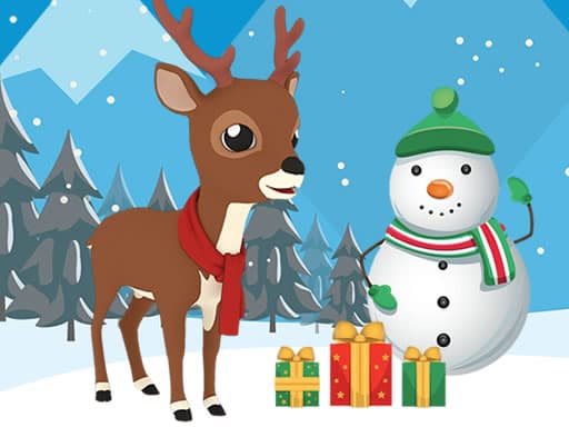 free online games - Christmas Deer Jigsaw