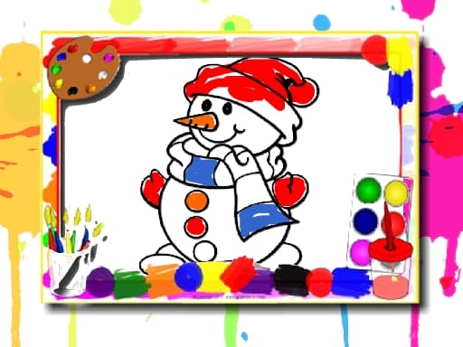 free online games - Winter Coloring Book