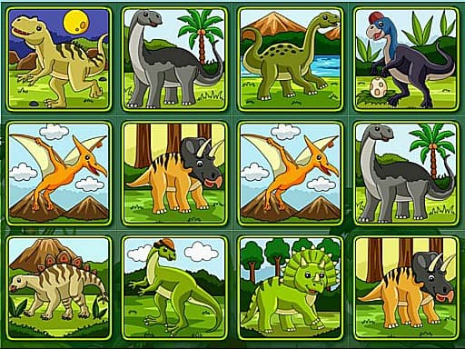 free online games - Dino Memory