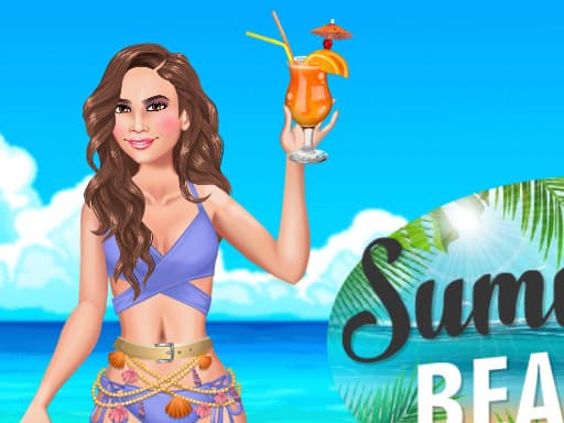 free online games - Summer Beach Girl
