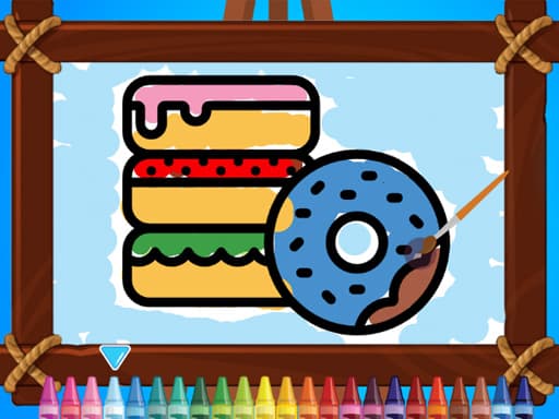 free online games - Kids Coloring Bakery