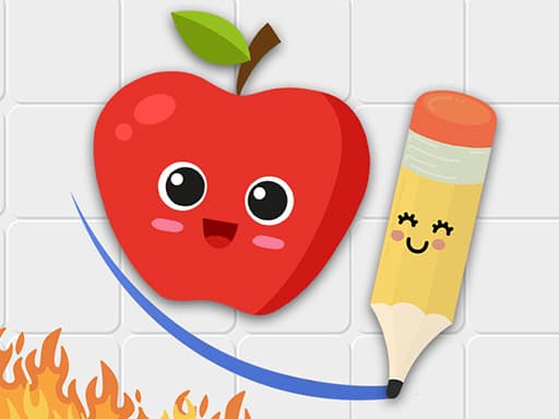 free online games - Fruit Escape Draw Line