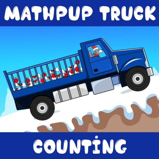 free online games - MathPup Truck Counting
