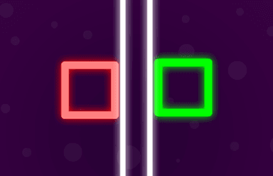 free online games - Two Neon Boxes