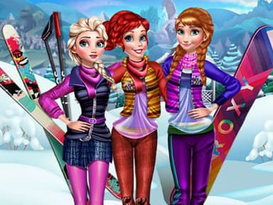 free online games - Princesses Visit Arendelle